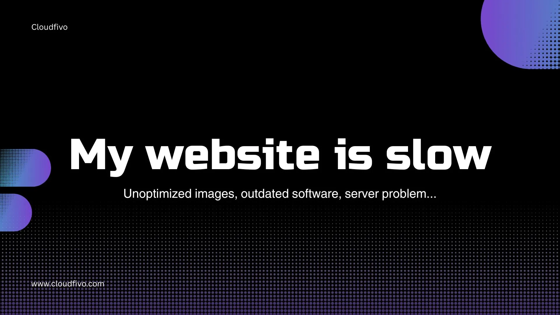website is slow